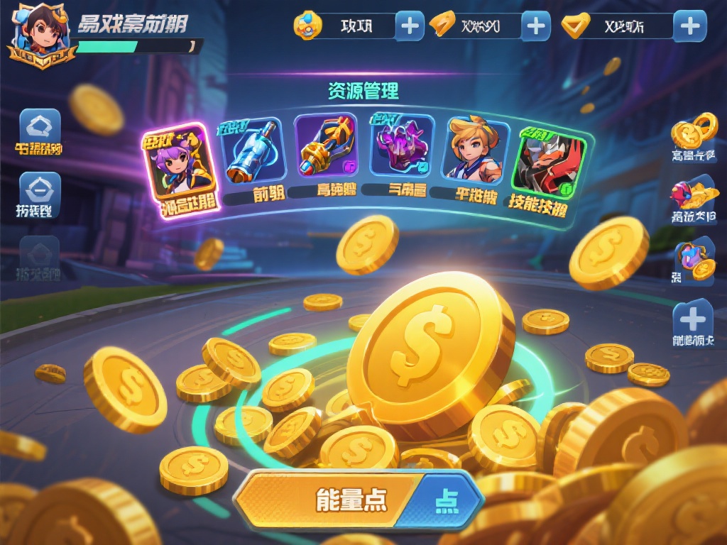 这里分享一个小技巧：尽量在游戏前期多收集金币或能量