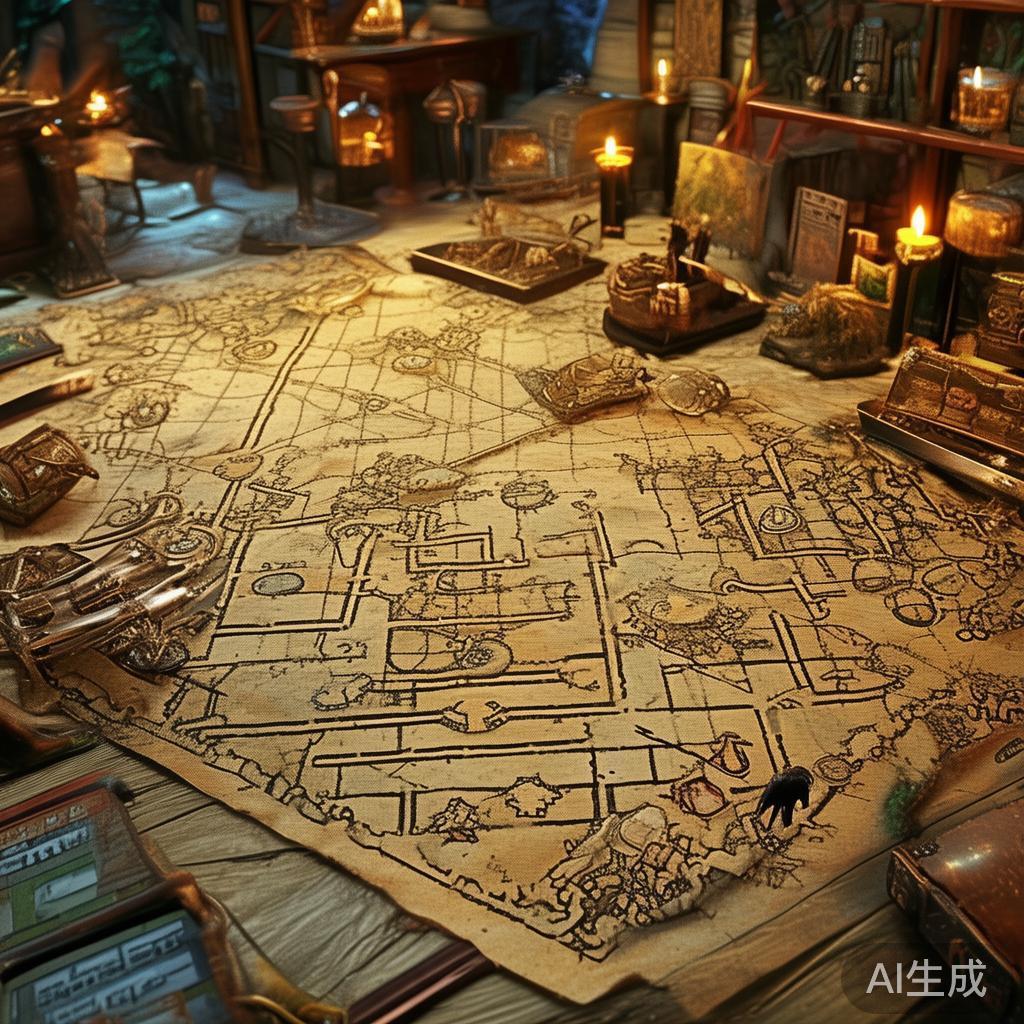 1.&nbsp;神秘地图和线索的巧妙融合
在一些游戏中，玩